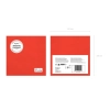 Piros papírszalvéta 33x33 cm – 20 darabos csomag