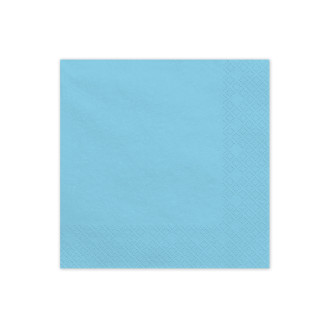 Papirnate salvete svijetloplave 33 × 33 cm – pakiranje 20 kom