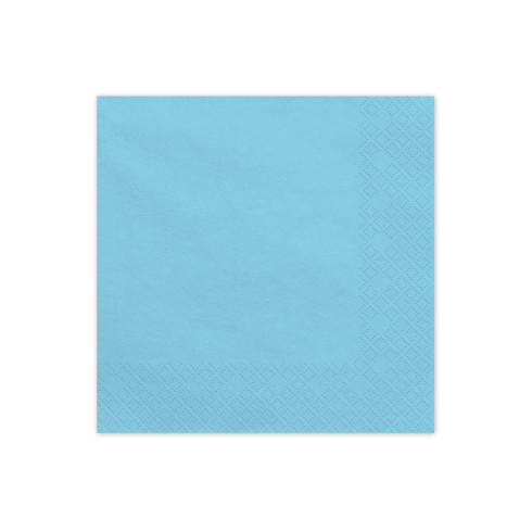 Világoskék papírszalvéta 33x33 cm – 20 darabos csomag Világoskék papírszalvéta 33x33 cm – 20 darabos csomag