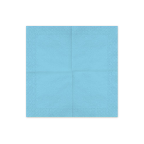 Világoskék papírszalvéta 33x33 cm – 20 darabos csomag Világoskék papírszalvéta 33x33 cm – 20 darabos csomag