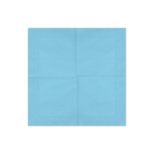 Világoskék papírszalvéta 33x33 cm – 20 darabos csomag