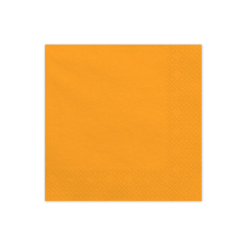 Narancssárga papírszalvéta 33x33 cm – 20 darabos csomag Narancssárga papírszalvéta 33x33 cm – 20 darabos csomag