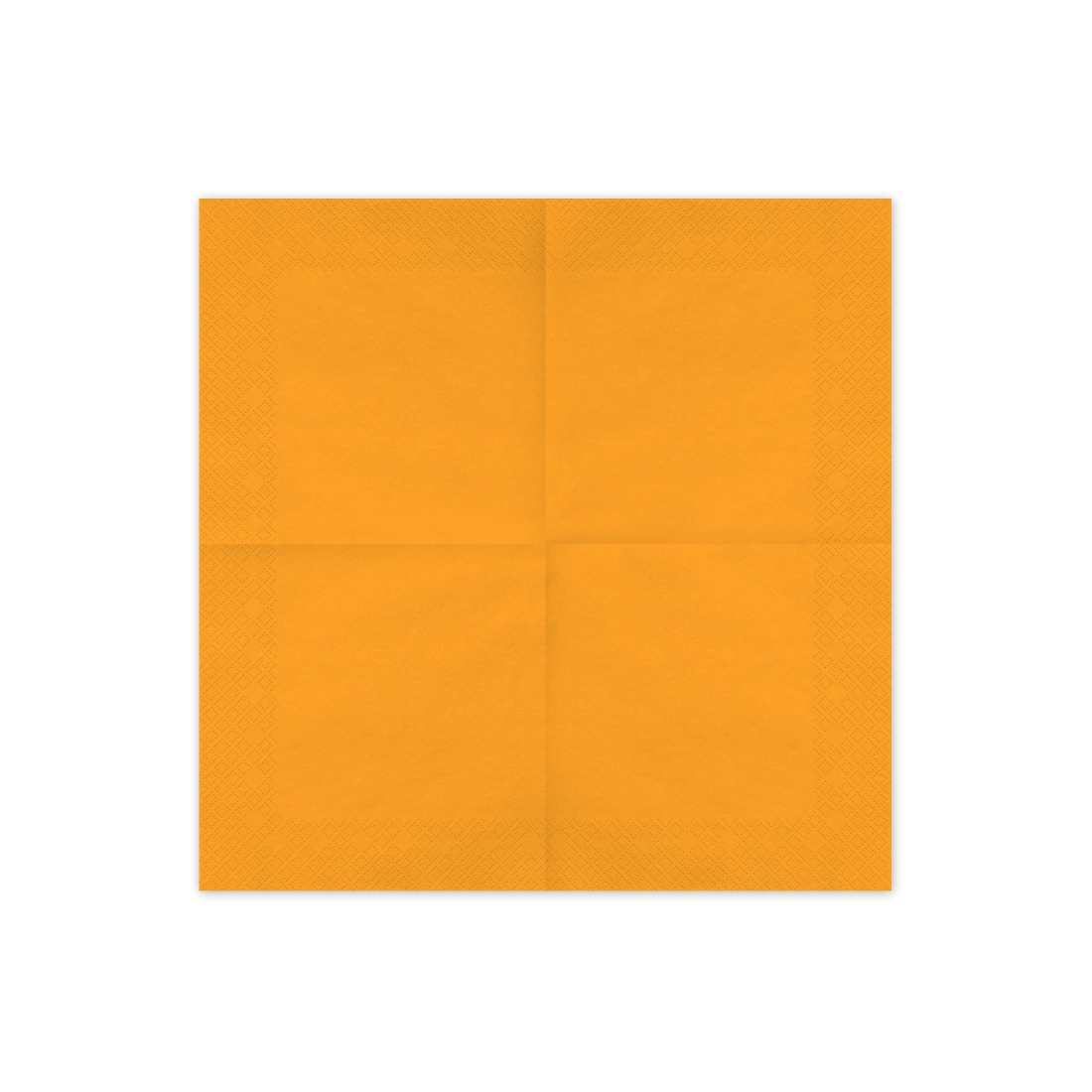 Narancssárga papírszalvéta 33x33 cm – 20 darabos csomag