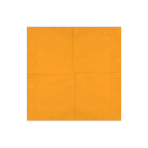 Narancssárga papírszalvéta 33x33 cm – 20 darabos csomag Narancssárga papírszalvéta 33x33 cm – 20 darabos csomag