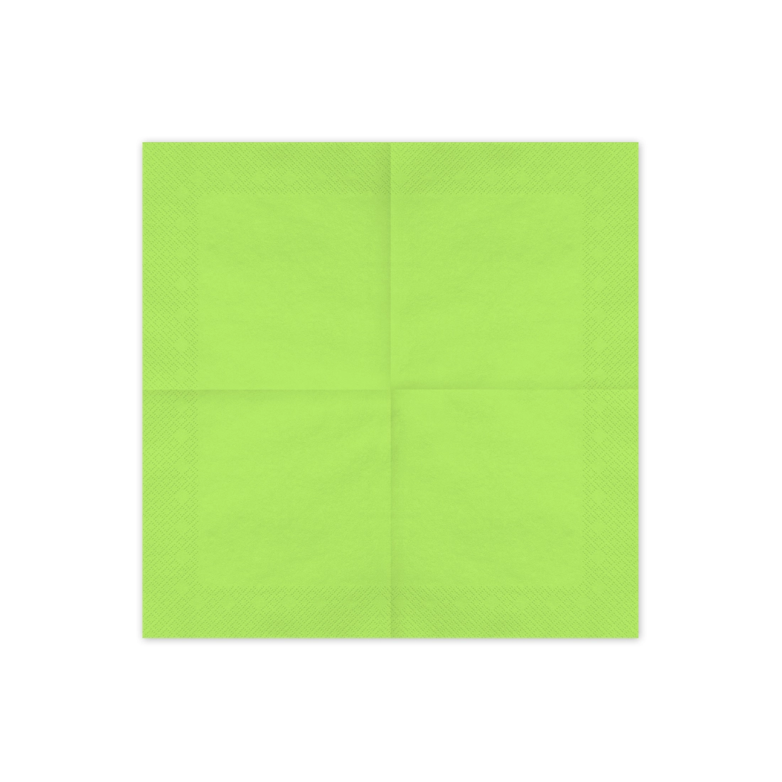 Világoszöld papírszalvéta 33x33 cm – 20 darabos csomag