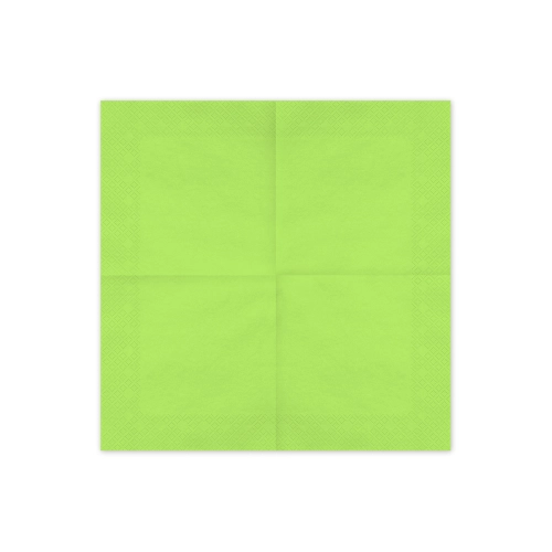 Világoszöld papírszalvéta 33x33 cm – 20 darabos csomag