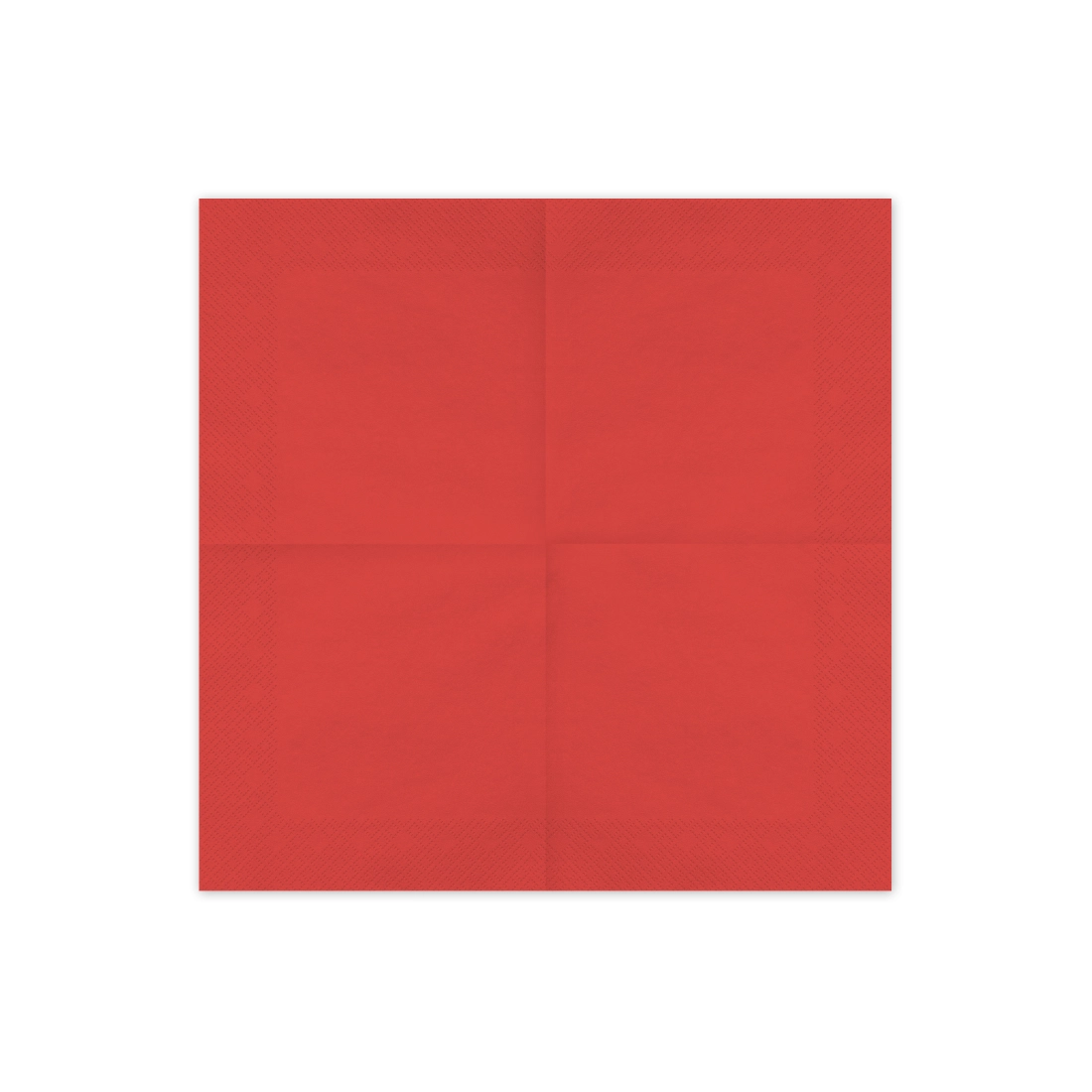 Papirnati prtički temno rdeči 33x33 cm – paket 20 kosov