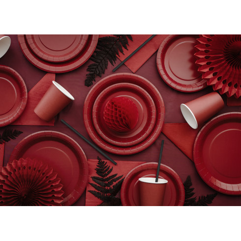 Sötétpiros papírszalvéta 33x33 cm – 20 darabos csomag Sötétpiros papírszalvéta 33x33 cm – 20 darabos csomag