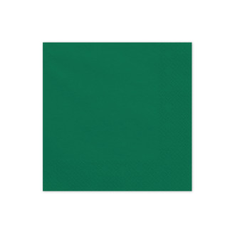 Papirnate salvete tamnozelene 33 x 33 cm, 20 kom