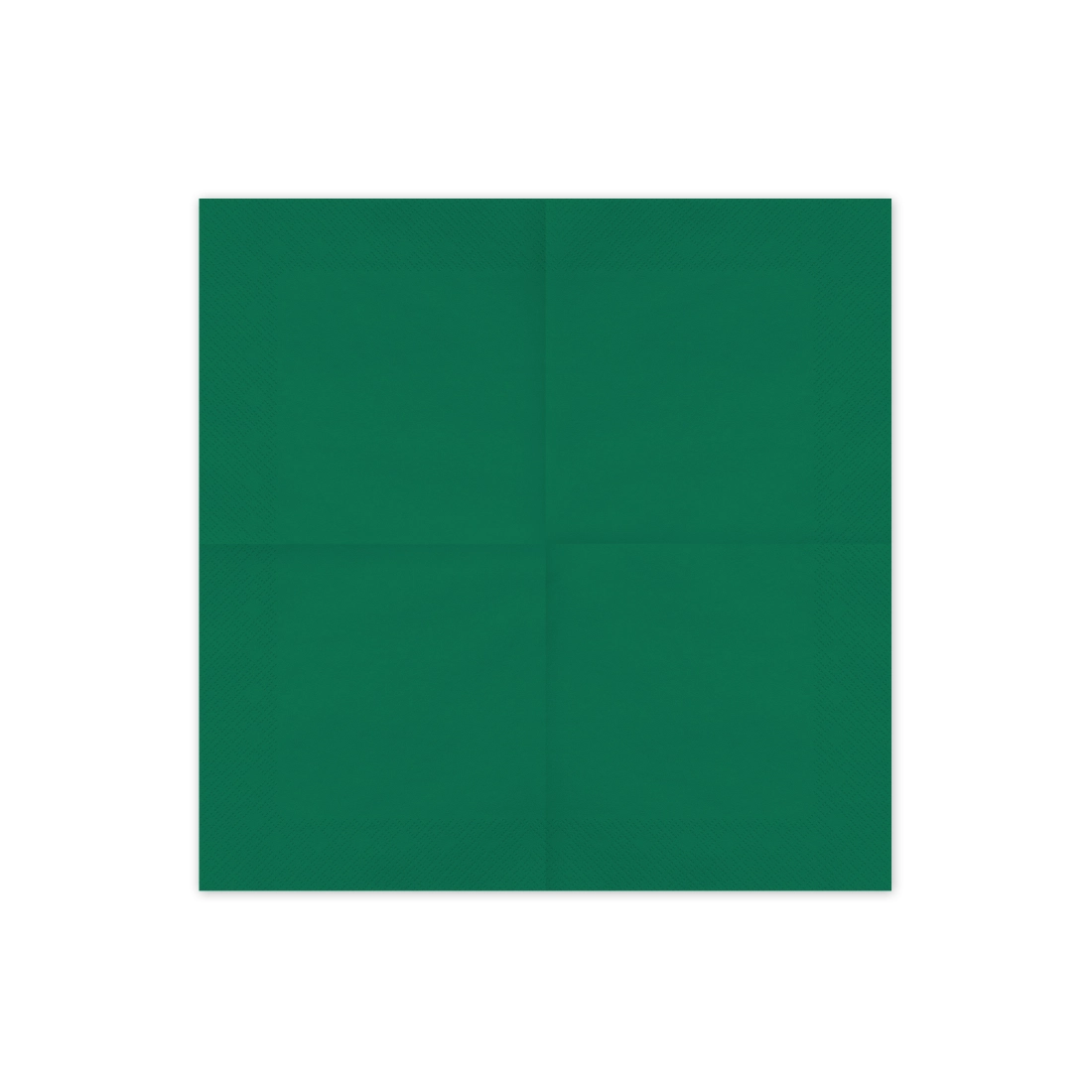 Papirnati prtički temno zeleni 33x33 cm – paket 20 kosov