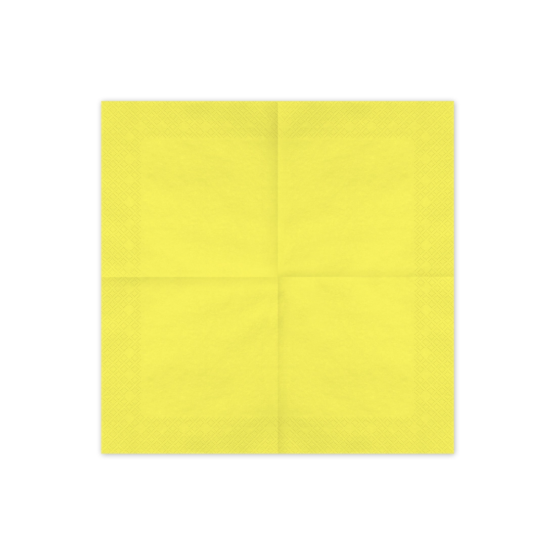 Șervețele de hârtie galbene 33x33 cm – pachet 20 buc.