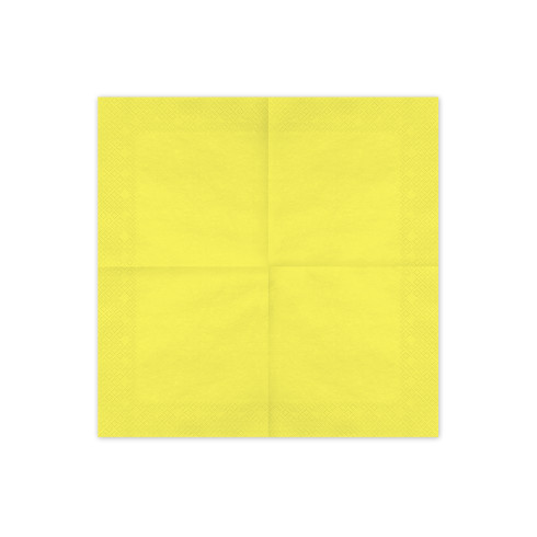 Sárga papírszalvéta 33x33 cm – 20 darabos csomag Sárga papírszalvéta 33x33 cm – 20 darabos csomag