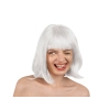 Perika Kleopatra bijela – srednje duga ravna kosa za karneval