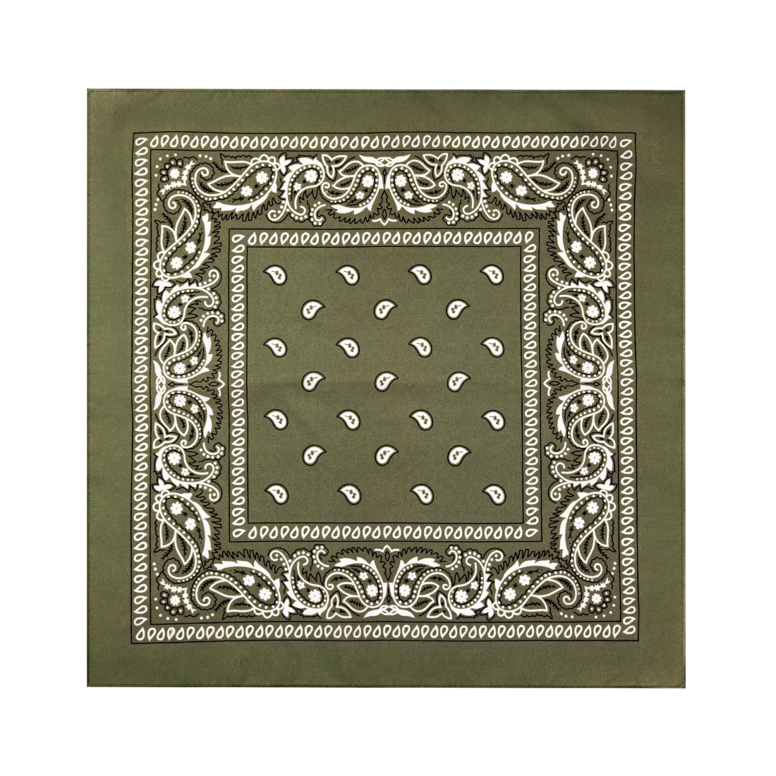 Party bandana šatka bavlnená khaki 54x54 cm