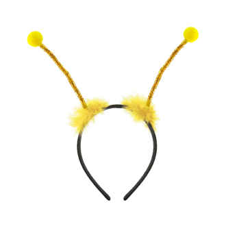 Party čelenka s tykadlami včielka