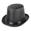Party cylindrový klobúk čierny