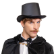Party cylindrový klobúk čierny