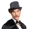Party cylindrový klobúk čierny