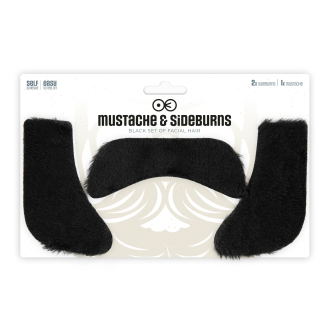 Party fúzy a bokombrady samolepiace set 3 ks