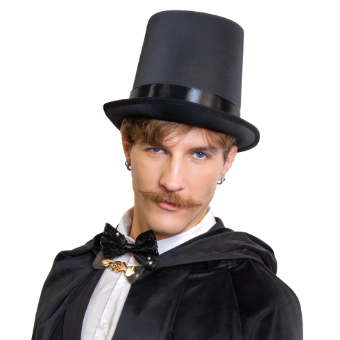 Party klobúk cylinder čierny
