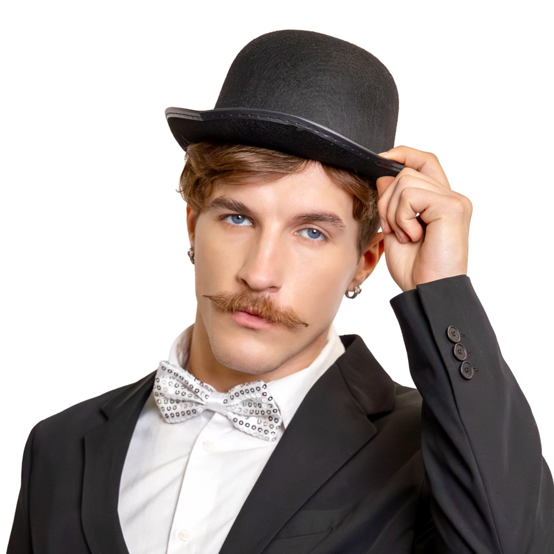 Party klobúk melónik čierny