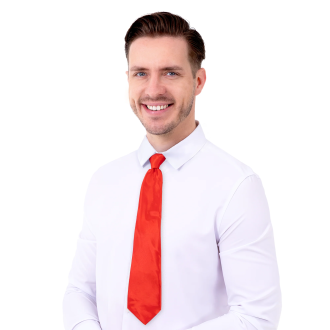 Party satenska crvena kravata za proslavu