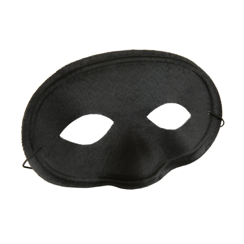 Party maska klasická čierna