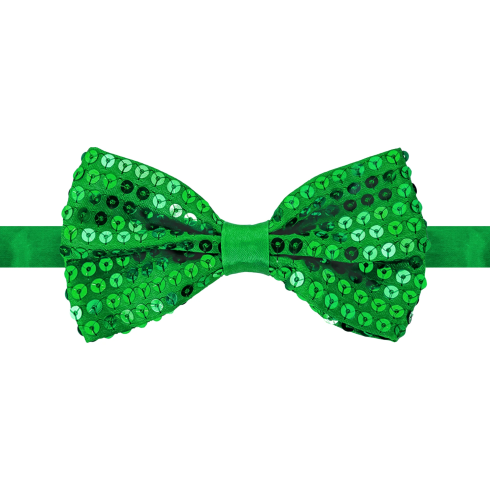 Bleščeči zeleni party metuljček