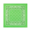 Party šatka bandana bavlnená zelená 54x54 cm
