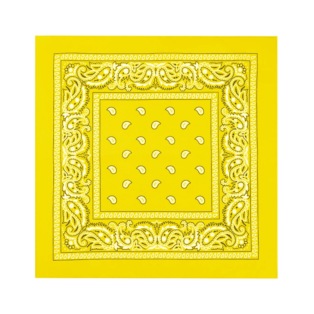 Party šatka bandana žltá na kostým a fotokútik