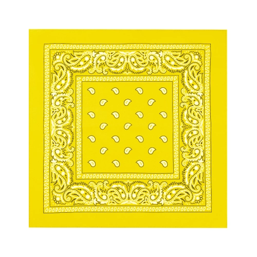 Bandană galbenă pentru petreceri, costum și photobooth