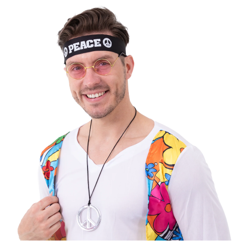 Párty sada hippie doplňků, 3 díly