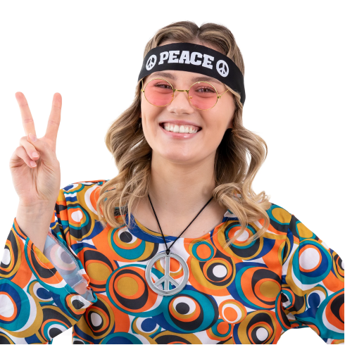 Párty sada hippie doplňků, 3 díly