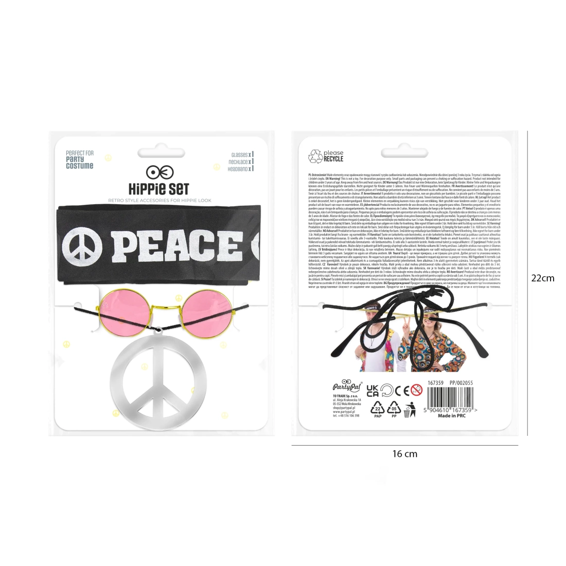 Hippis bulis kiegészítő szett, 3 részes