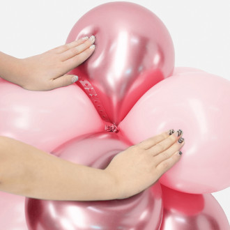 Trak za balonske girlande 5 m – prozoren trak za ustvarjanje dekoracij