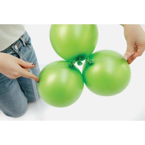 Trak za balonske girlande 5 m – prozoren trak za ustvarjanje dekoracij