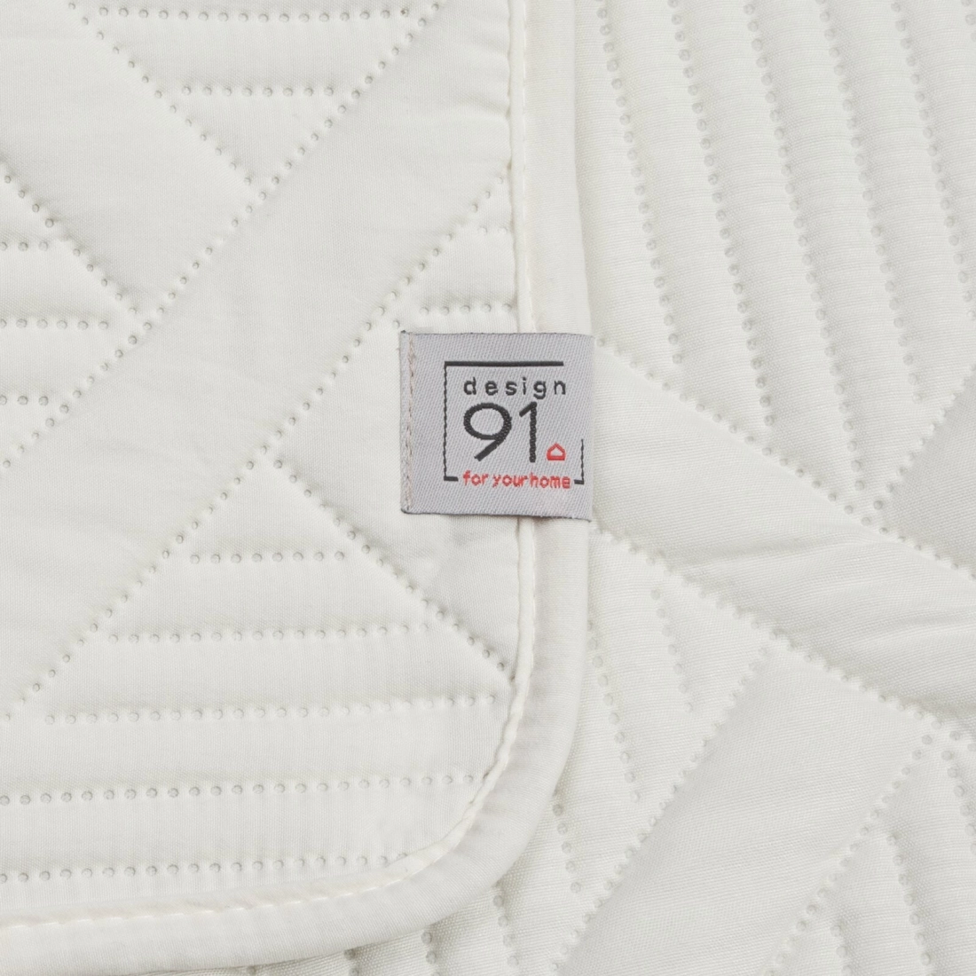 Prehoz 170x210 cm s geometrickým vzorom, krémový