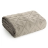 Prehoz 170x210 cm s geometrickým vzorom, tmavobéžový