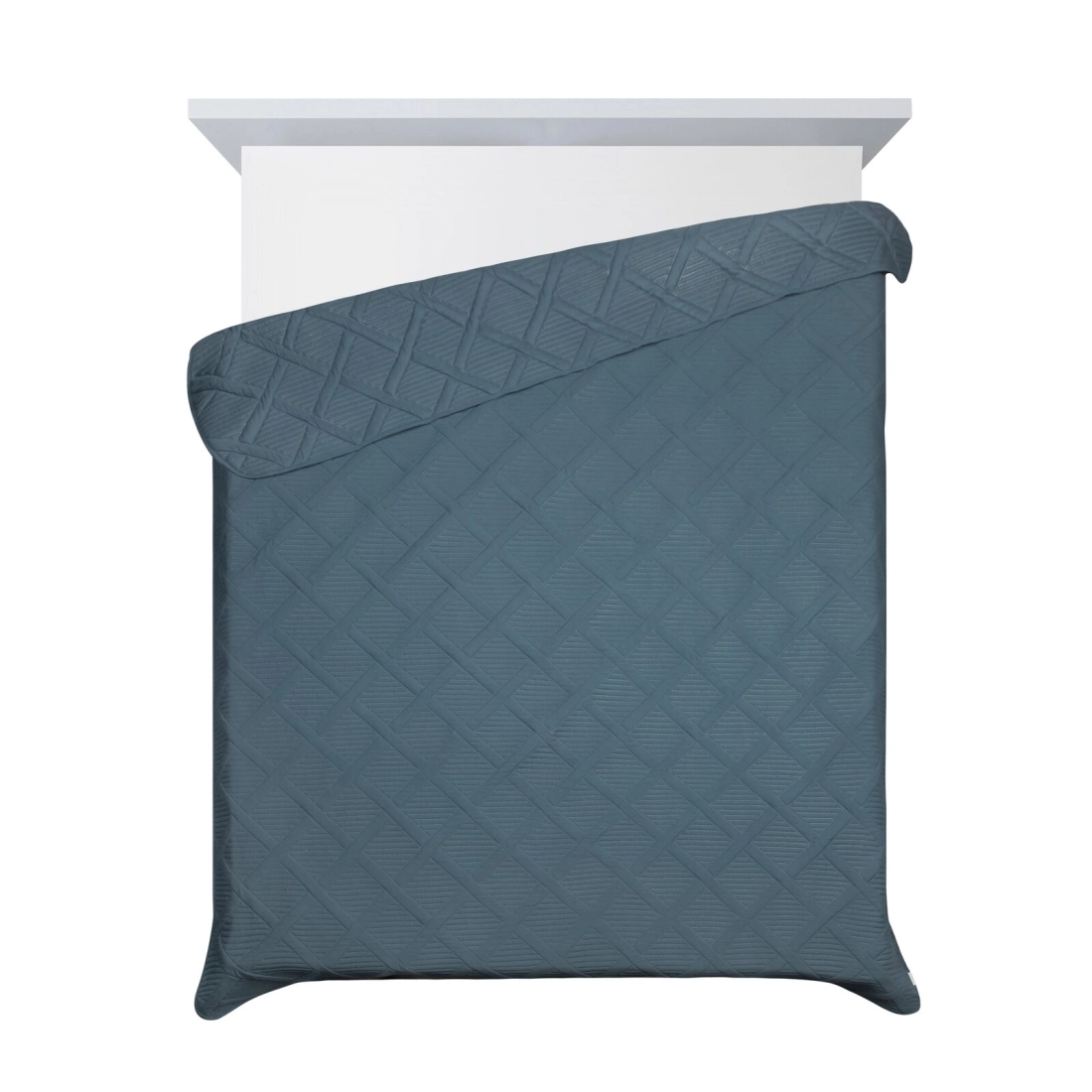 Prehoz 200x220 cm s geometrickým vzorom, tyrkysový