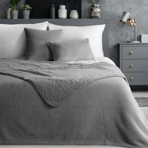 Prehoz 220x240 cm obojstranný, strieborný