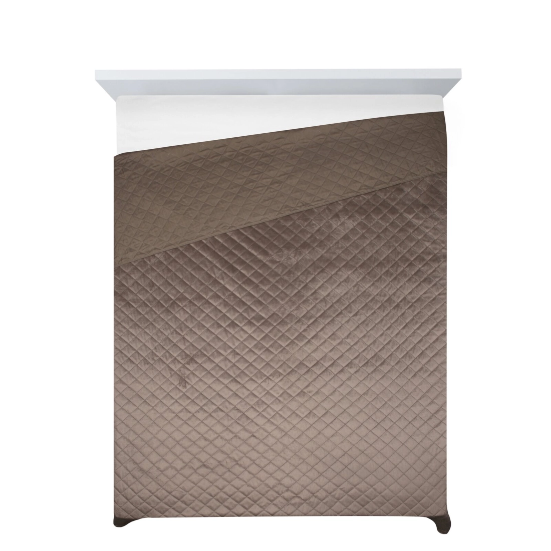 Prehoz 220x240 cm s geometrickým vzorom, hnedý