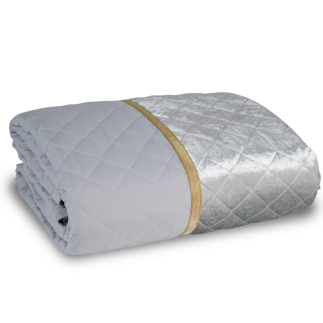 Prehoz 220x240 cm velúrový, strieborný