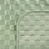 Prehoz 220x240 cm welvetový prešívaný, svetlozelený