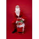 Prémiový kostým Santa Clausa červeno-biely, veľkosť 170–190 cm