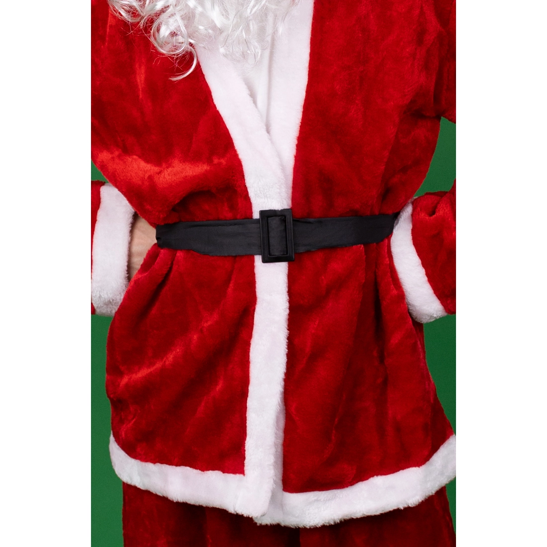 Prémium Mikulás jelmez piros-fehér, 170–190 cm méret