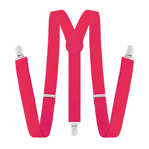 Rožnate naramnice za hlače – modni dodatek za zabave