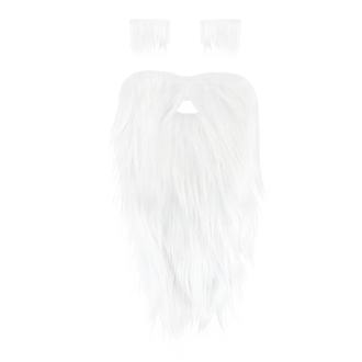 Sada falošné obočie a brada so fúzmi Santa na Vianoce