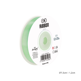 Saténová stuha mentolová 1,2x2300 cm dekoračná