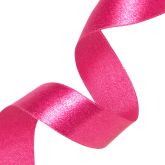 Saténová stuha na dekorácie tmavoružová 5 cm x 23 m