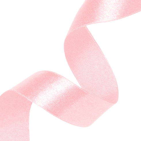 Saténová stuha na výzdobu svetloružová 5 cm